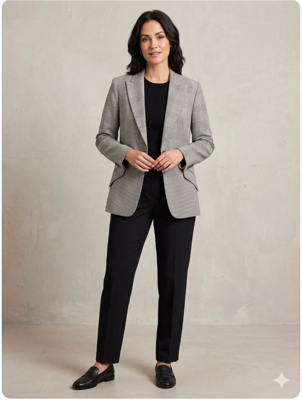 Houndstooth Women's Blazer
